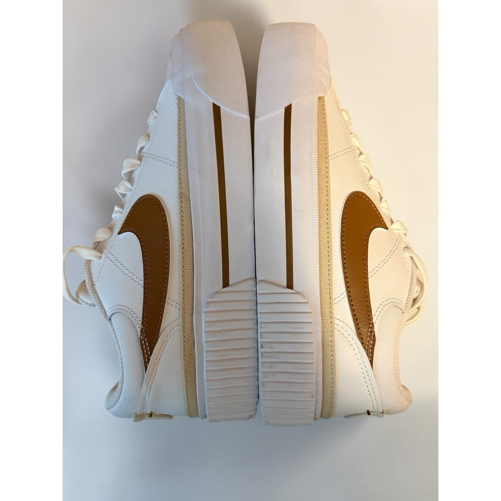 Nike Women's Court Legacy Lift White British Tan Sanddrift Size 8 NWOB Read Desc - Picture 5 of 9
